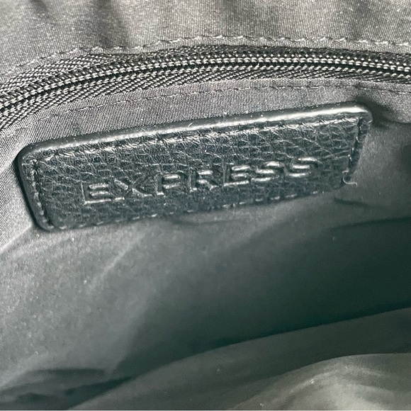 EXPRESS Y2K Gold Silver Black Glitter Sparkle Zip Wristlet Clutch - Picture 13 of 16